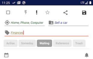 GTD Simple screenshot 2
