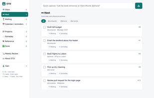 GTD screenshot 2