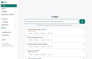 GTD screenshot 1