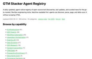 GTM Stacker Agentic Registry