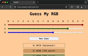 Guess My RGB screenshot 1