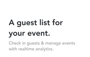 Guestlist App screenshot 1