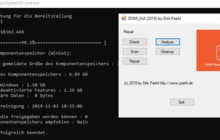 GUI for DISM screenshot 1