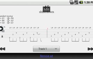 Guitar Tab Player screenshot 1