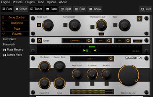 Guitarix screenshot 2