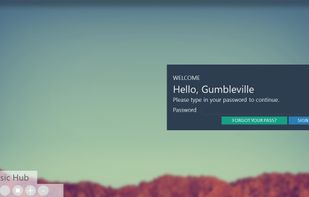 This is the Welcome screen.