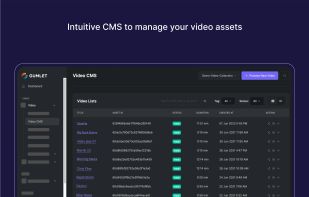 Manage videos with an intuitive CMS