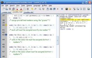 GUSEK (GLPK Under Scite Extended Kit) screenshot 3