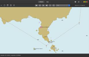 GWeatherRouting screenshot 1
