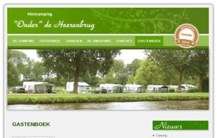 Example of Gwolle Guestbook on a site.