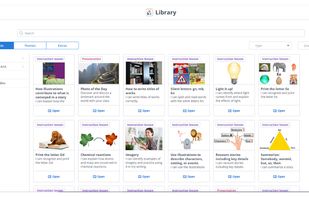 Extensive library with all kinds of content (lessons, tools, activities, games).