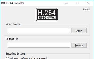 H.264 Encoder screenshot 1