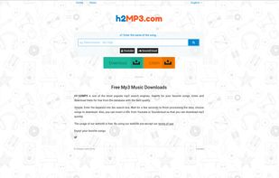 h2MP3 - Free MP3 Downloads screenshot 1