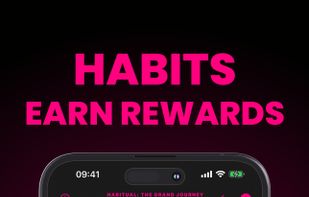 Earn Distance and Energy to progress your journey by checking off habits.