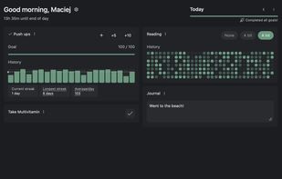 dashboard view
