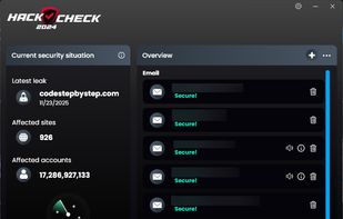 HackCheck screenshot 1