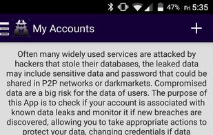 Hacked Leaks Checker screenshot 2