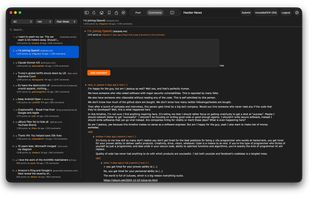 Hacker News for macOS screenshot 1