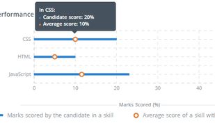 Skill wise performance report: Know more about the top skills of a candidate | HackerEarth Assessments