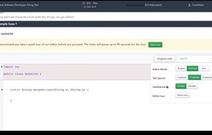 HackerRank screenshot 1