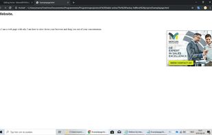 An example page without HackeyBlock on