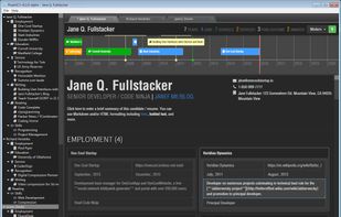 HackMyResume screenshot 1