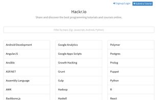 Hackr.io screenshot 1