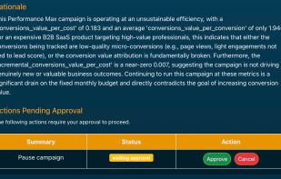 You can confirm or deny each change before it's implemented by our AI agent