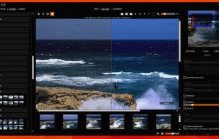 View before/after in real time.