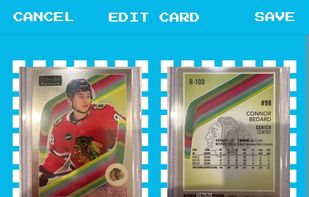 Sports card collection manager with smart filters, sorting options, and search.