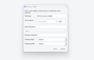 Connect to a server