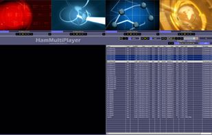 ListView with 4 cols x 1 line.