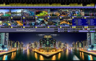 Example ( 16 previews ) showing 16 different parts of one video (single mode).