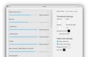 Hana - Video Thumbnails Generator screenshot 1