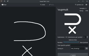 Hand TeX screenshot 3