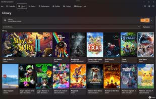 You can create a profile for all your games or apps, pin up the favorite ones, change the appearance of the cover, manage the layout of the list and launch games through the interface.