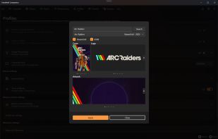 The cover and look of the profile can be customized utilizing SteamGrid and IGDB libraries.