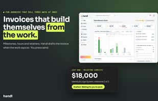 Invoices that build themselves from the work.