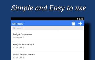 Handy Meeting Minutes Basic Offline App (HMM) screenshot 2