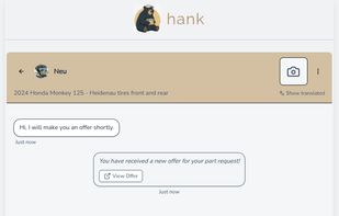 Chat with auto translation