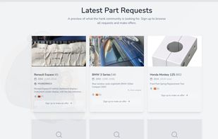 List of latest part requests