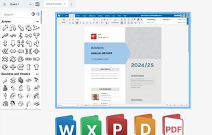 Hanna office and boards

