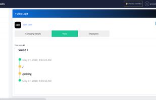 See how many visits you've got and where are you are let's spend more time.