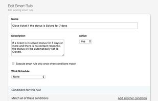 HelpDesk Automation - Smart Rule