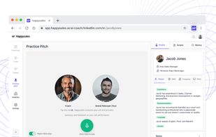 Practice sales pitch