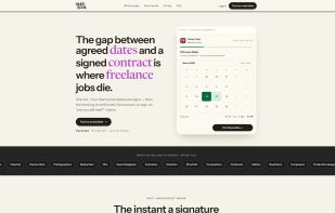 The landing page hero