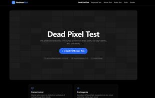 Dead Pixel Checker - Cycle through full-screen solid colors to easily spot stuck or dead pixels on LCD and OLED monitors.