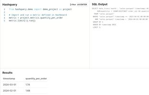 Hashquery screenshot 1
