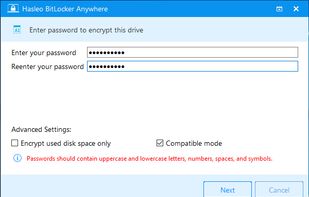 Hasleo BitLocker Anywhere screenshot 1