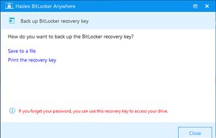 Hasleo BitLocker Anywhere screenshot 1